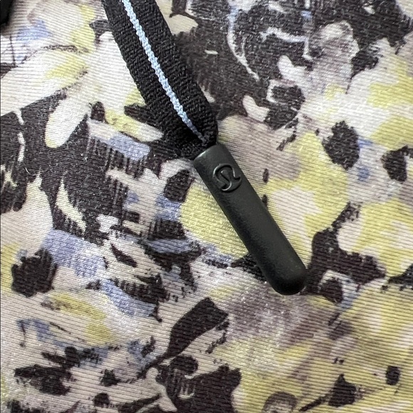 Lululemon Athletica Black and Yellow Floral Pants - Picture 3 of 4